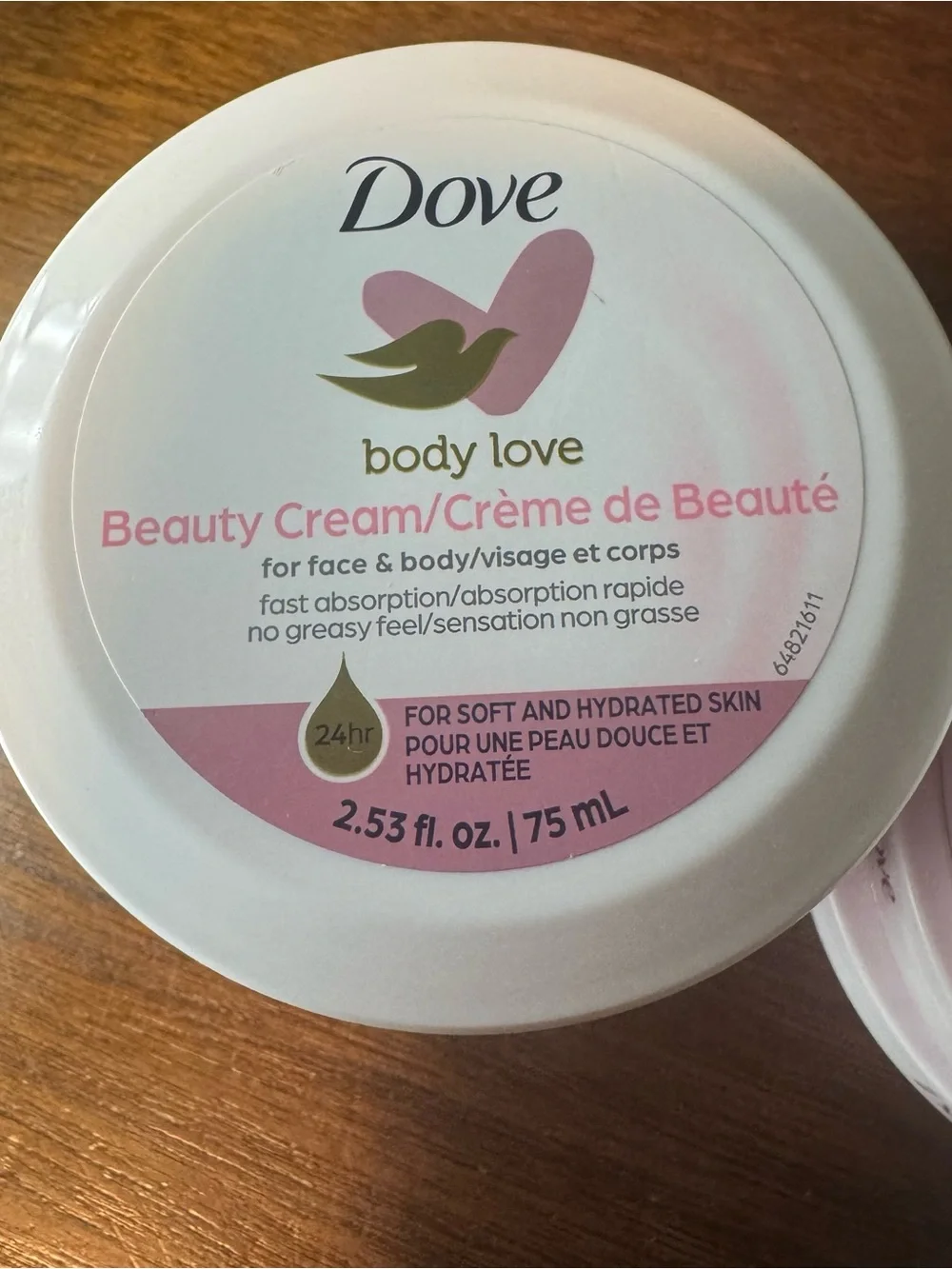 Dove Body Love Beauty Cream - Pink